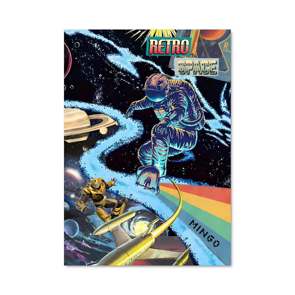 Poster Vintage cosmos énigmatique
